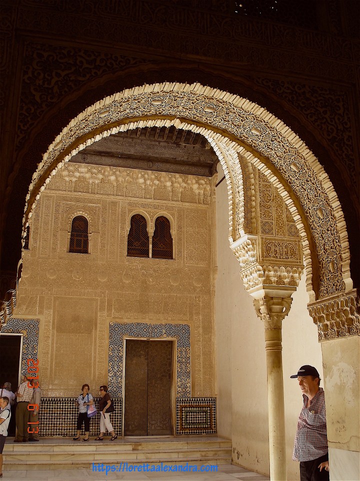 The Alhambra Palaces were built during the 14th century reign of Yusuf I.