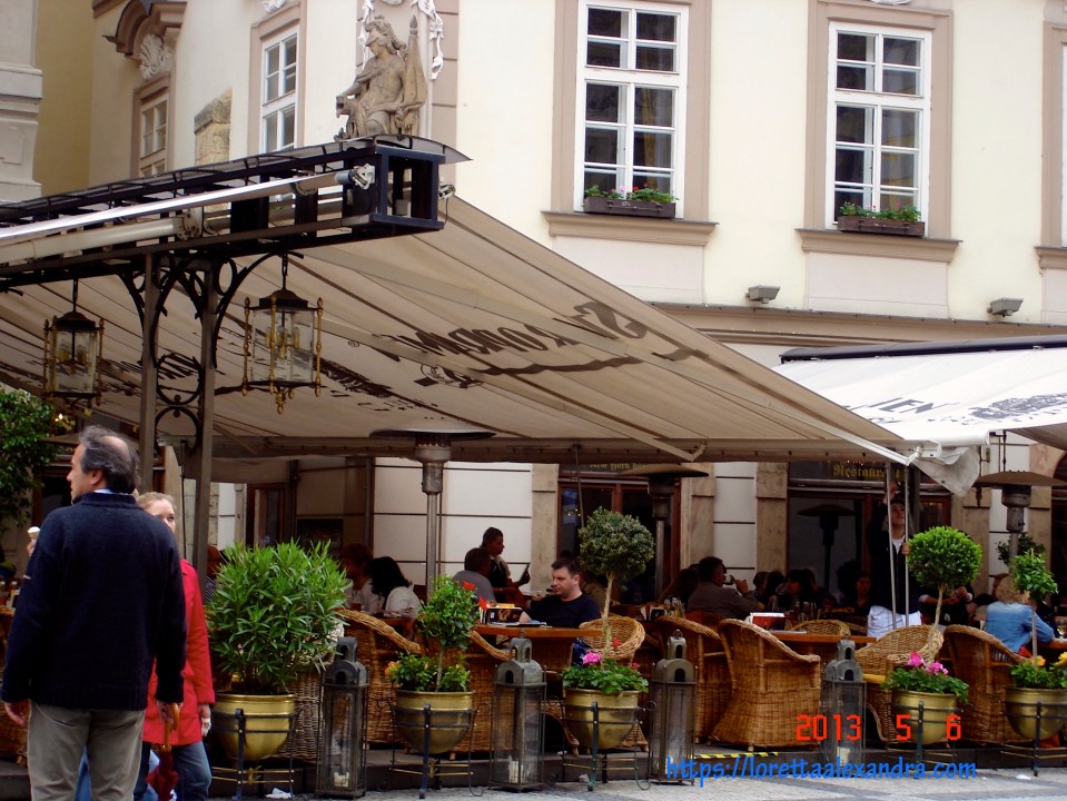 Old Town Square is a vital scene, day and night