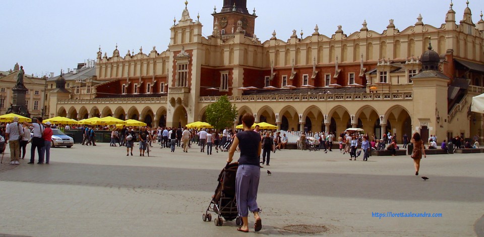 Main Market Square in Old Town, historic central district, Kraków, Poland