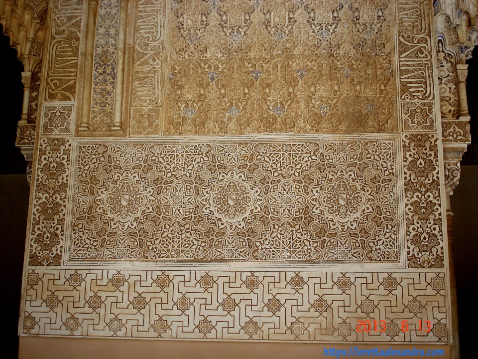 Moorish style architectural detail.