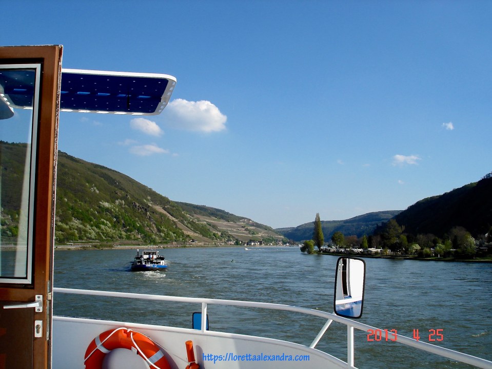 Cruising the Rhine.