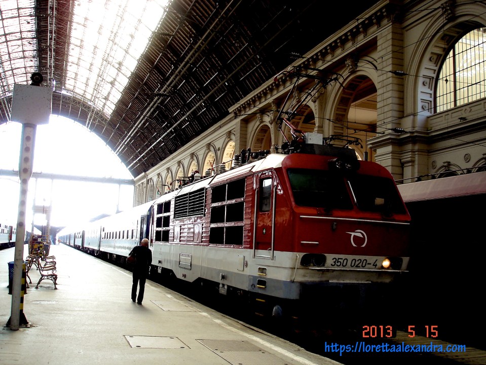 The overnight train from Krakow to Budapest – Keleti Station