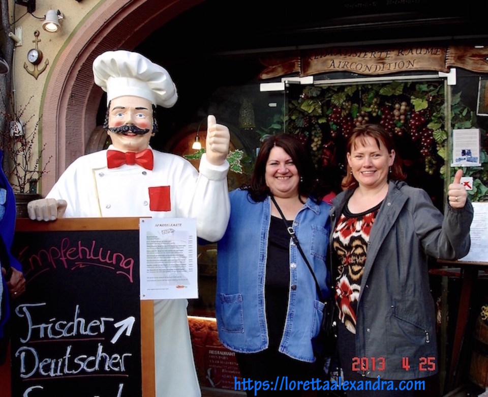 25. Fellow tourists giving the ‘thumbs up’.