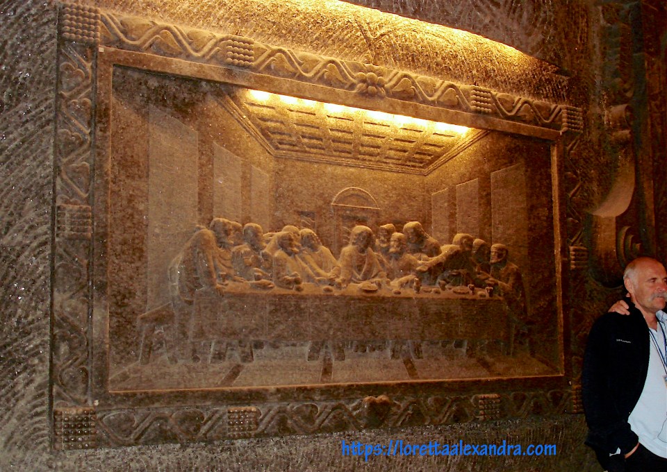 Leonardo’s Last Super, Holy Cross Chapel – carved by miners