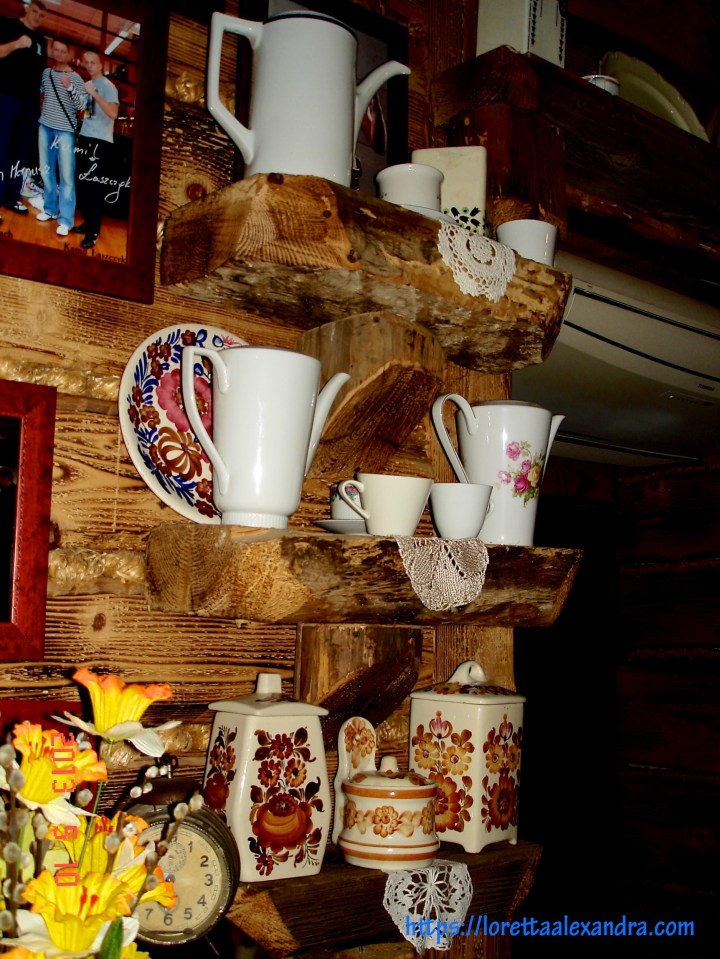 Collectables on display at U Babci Maliny in Old Town - ul. Slawkowska 17, Kraków