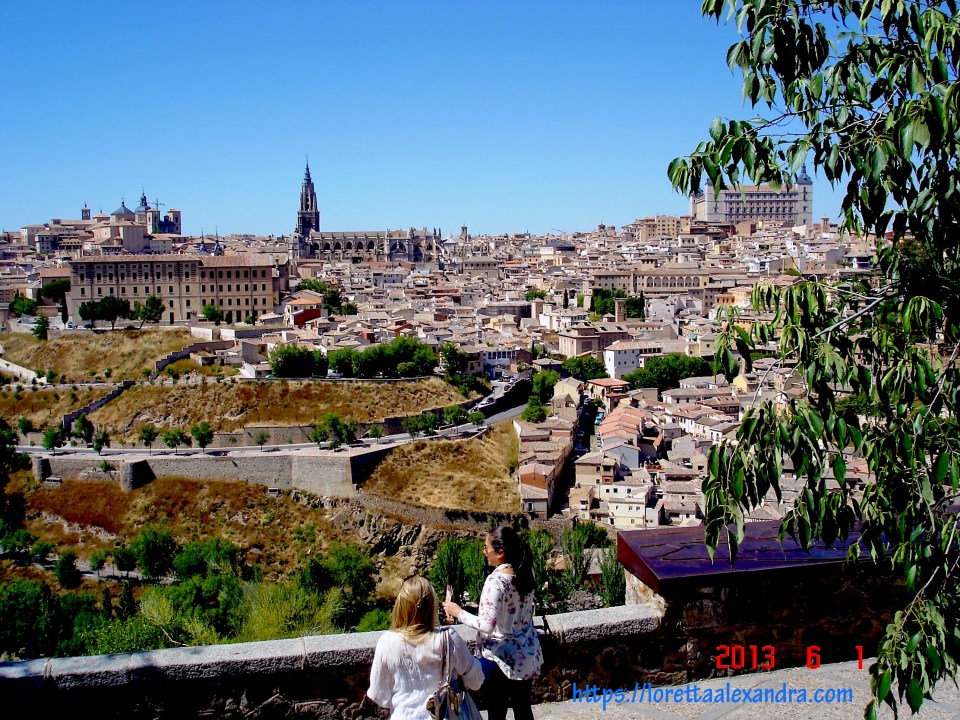 From a hilltop overlooking Toledo