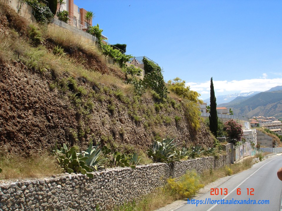 Road to The Alhambra Palace and Fortress.