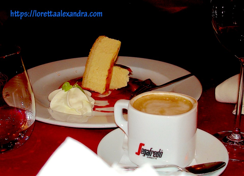 Dessert & “Coffee Cappucino” - Restauracja Galicyjska, Kraków