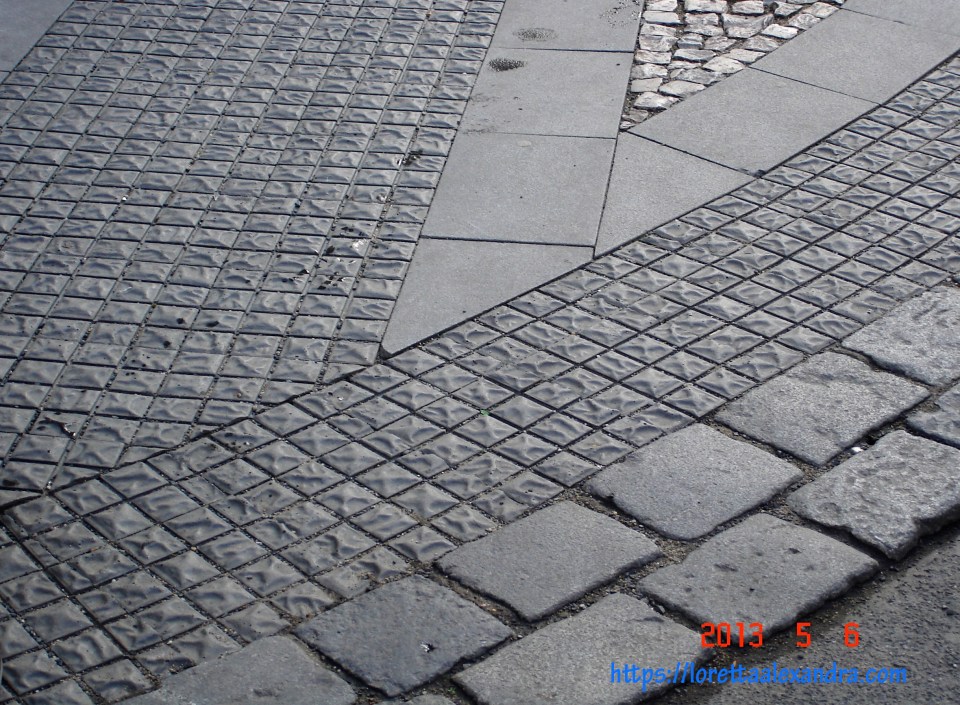 Sidewalk detail – Jewish Quarter, in Prague