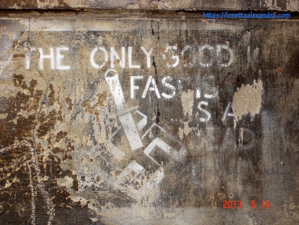 Graffiti on building in Kazimierz