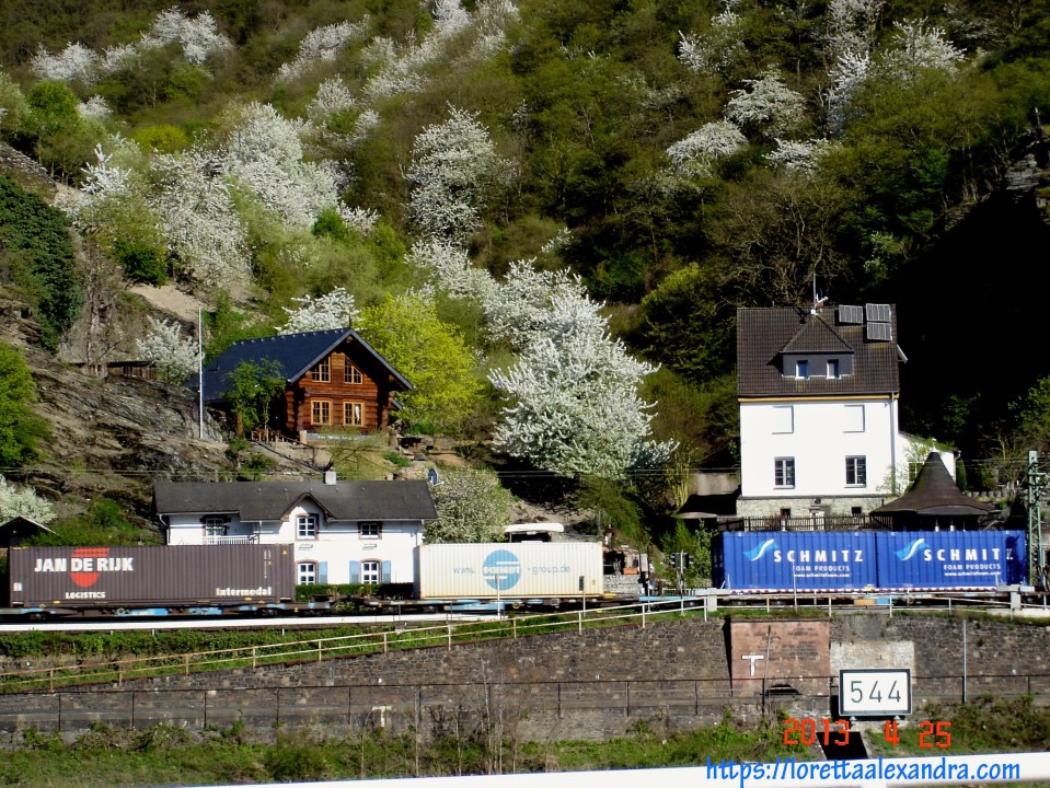 Picturesque scenes in the Rhine Valley.