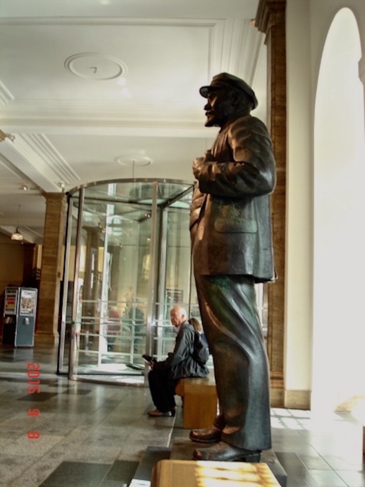 Bronze statue of Lenin in the German Historical Museum, Unter den Linden 2, Berlin.