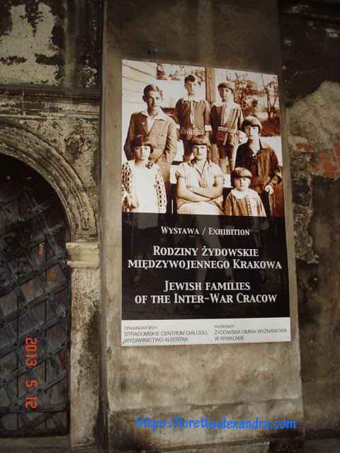 In the old Jewish quarter of the Kazimierz District in Kraków.