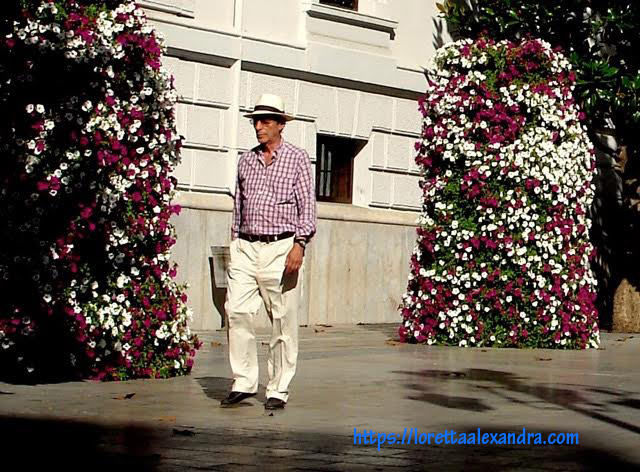 Outside the Granada Tourist Office, at Town Hall, Plaza del Carmen, Granada, Spain.