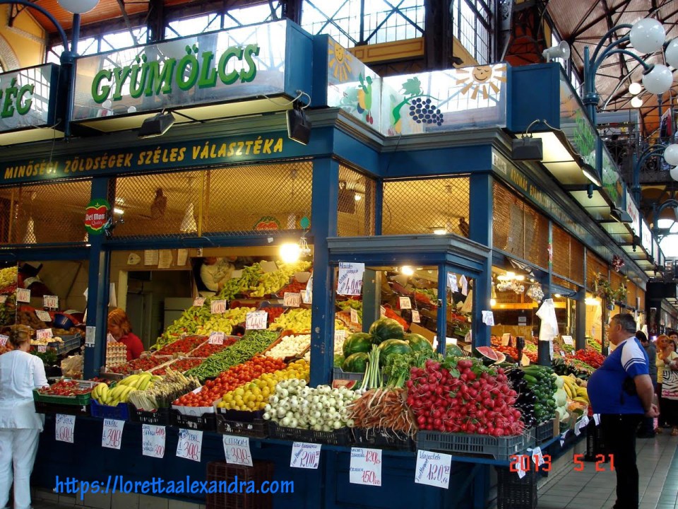 The Central Market Hall is the oldest and largest indoor market in Budapest, Hungary.