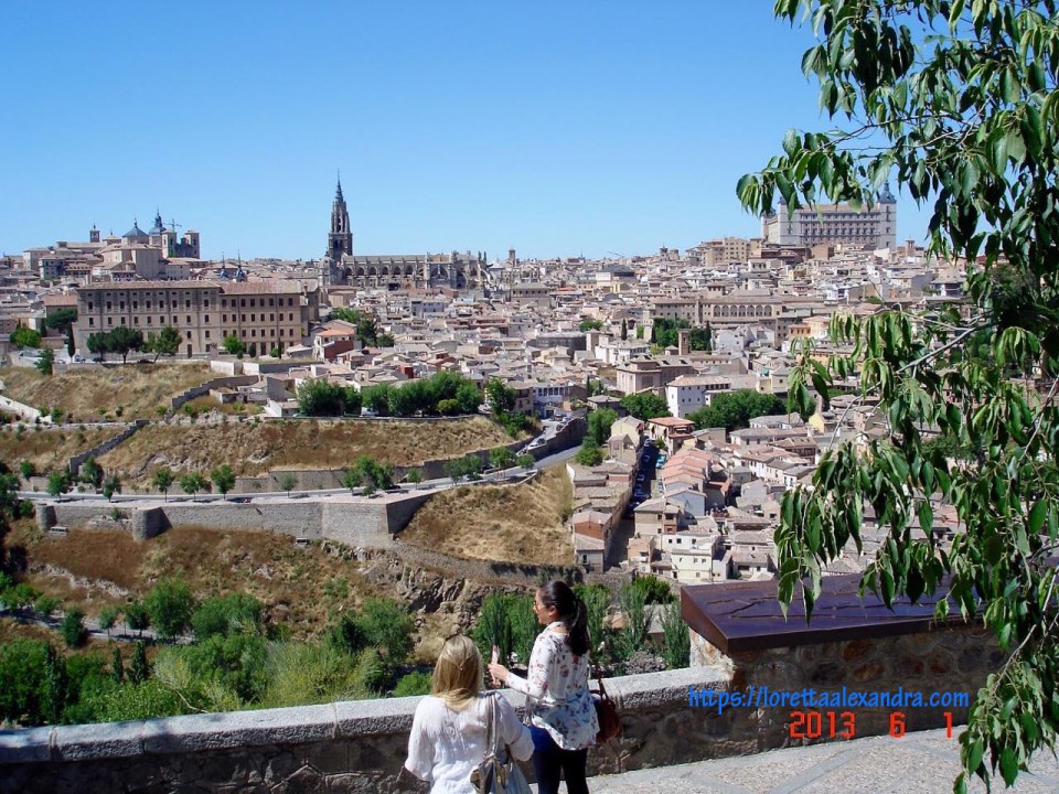 Overview of Toledo, Spain, located on the Iberian Peninsula