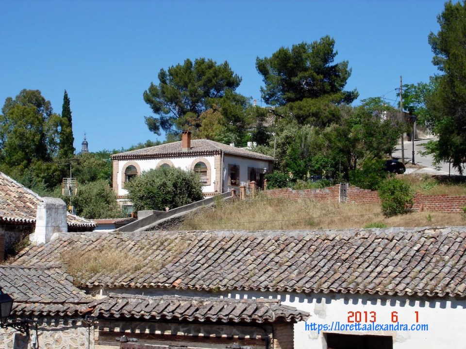 View of rooftops in Toledo, Spain