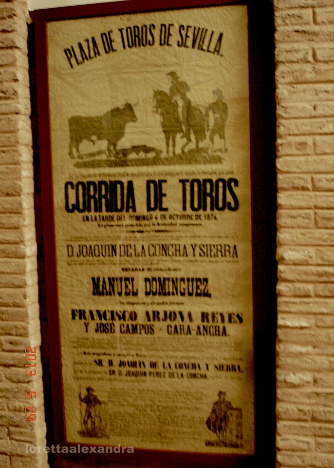 1874 poster - Plaza de Toros museum