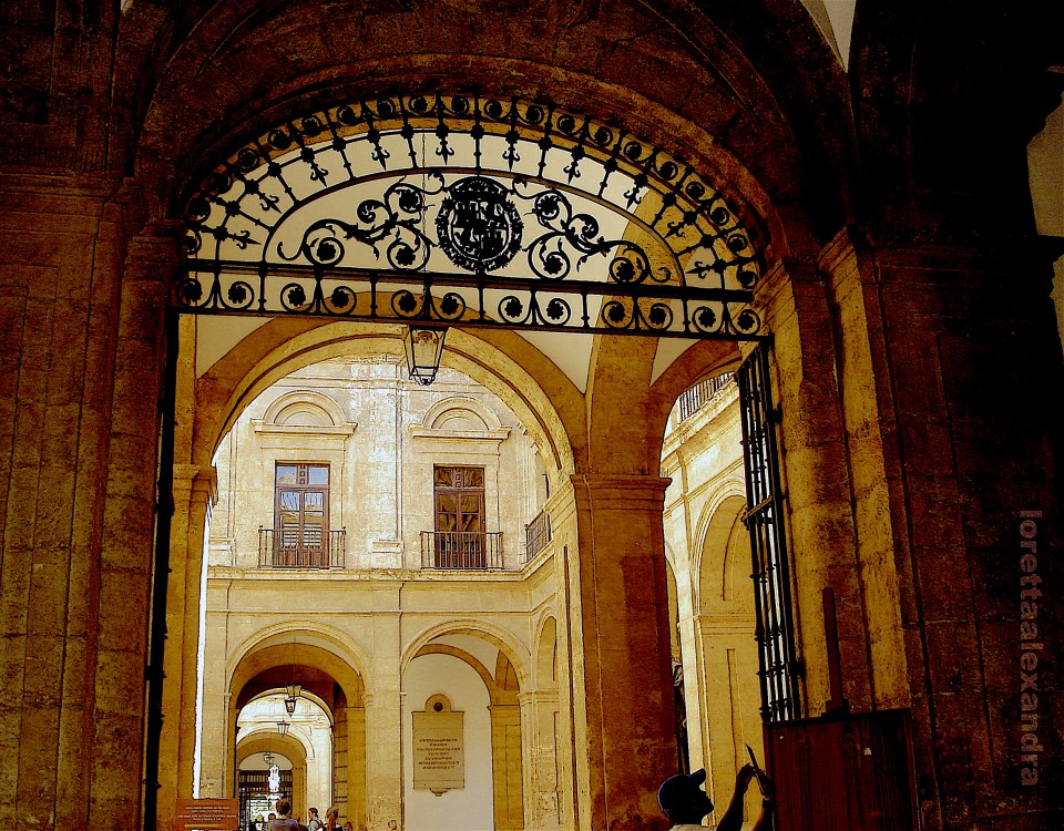 An entrance to the courtyard at the University of Seville, Calle San Fernando, 4, Sevilla