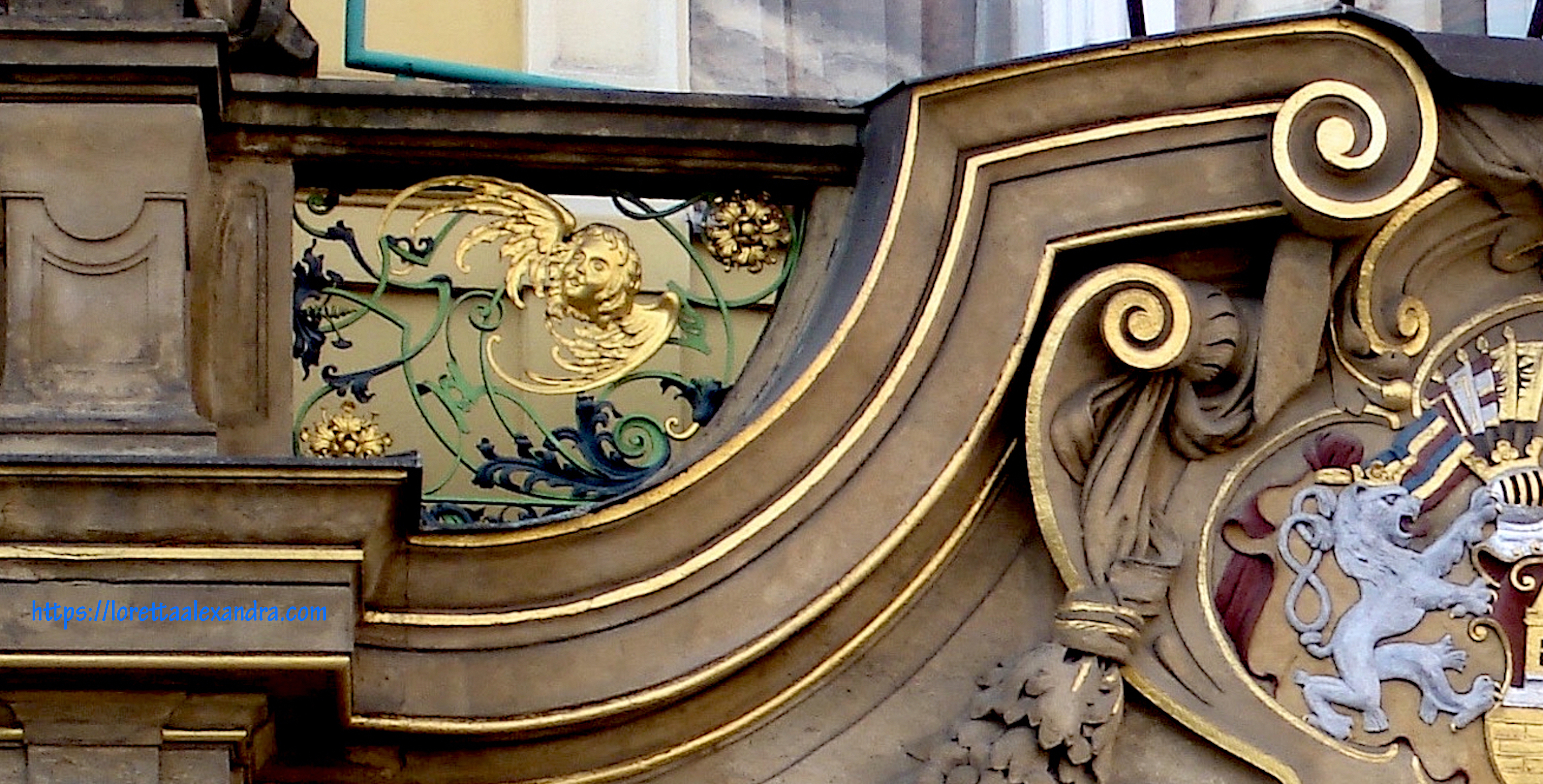 Detail of façade, Ministry of Regional Development – Old Town Square, Prague, Czech Republic
