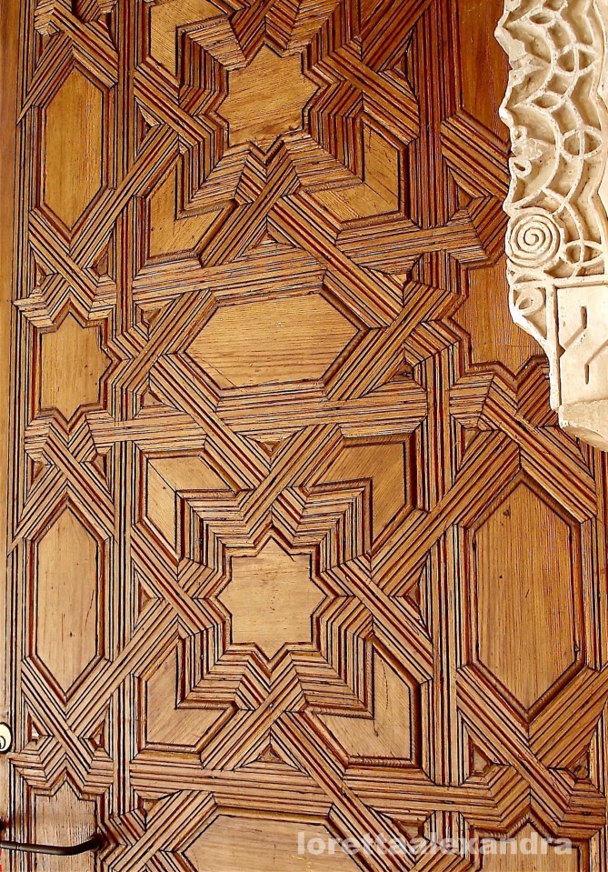 The Alhambra is a blend of Moorish and Roman design and architecture.